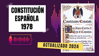 Tema 1 Función Pública actualizado 2024  La Constitución Española de 1978 [upl. by Sucramrej]