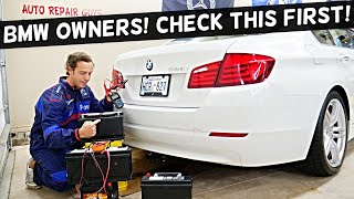 What Are The Symptoms Of Bad Weak Car Battery On BMW [upl. by Zondra]