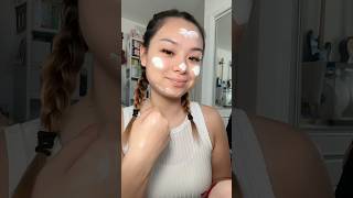 NO WHITE CAST SUNSCREEN☀️🧴 skincareproductsthatwork koreanglassskin sunscreen skincare grwm [upl. by Llenehc671]