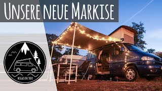 Neue Markise am Bulli anbauen  Fiamma F45S [upl. by Nnek]