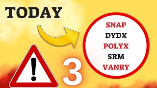 UPDATE Prediction 29MAY SNAP DYDX POLYX SRM VANRY COIN Crypto Technical Analysis [upl. by Dare564]