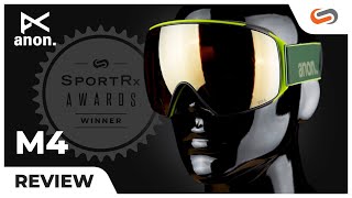 Anon M4 Goggle Longterm REVIEW  SportRx [upl. by Awjan]