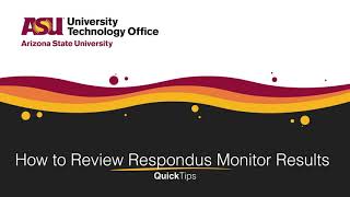 How to Review Respondus Monitor Results [upl. by Inoy991]