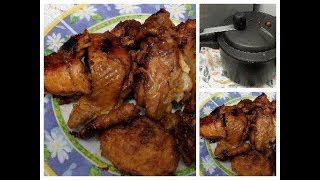 frango assado na panela de pressão sem óleo em poucos minutos pronto😋 [upl. by Ahsap879]