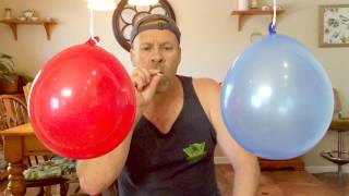 Bernoulli Principle with balloons Experiment [upl. by Rehsu]