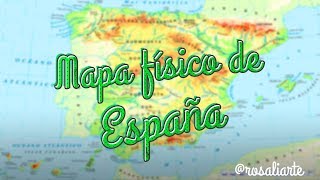 Mapa físico de España  1º ESO [upl. by Dickson]