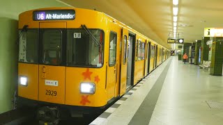 UBahn Berlin UBahnhof Rehberge U6 [upl. by Ilario777]