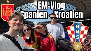 Spanien  Kroatien  EM VLOG [upl. by Allac]