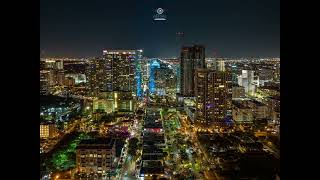 Downtown Fort Lauderdale FL  Skyline  Night [upl. by Bernette]