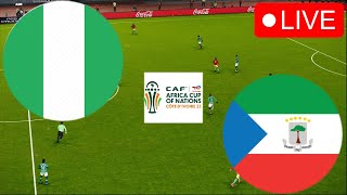 🔴Nigeria vs Equatorial Guinea Live  Africa Cup of Nations 2024 Full Matches Live Today [upl. by Anayd]