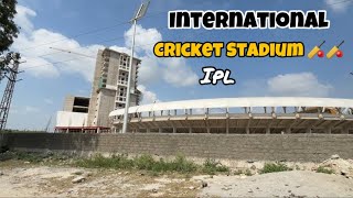 Miraj Cricket Stadium Nathdwara Miraj Cricket Stadium International Cricket Stadium IPL cricket [upl. by Anetsirk]