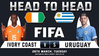 IVORY COAST vs URUGUAY  INTERNATIONAL FRIENDLY MATCH  TOTALENERGIES CAF AFRICA CUP OF NATIONS 2024 [upl. by Fitts813]