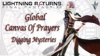 Global Canvas Of Prayers Digging Mysteries  Lightning Returns Final Fantasy XIII  Comms [upl. by Milka]