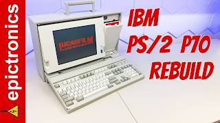 IBM PS2 P70 Rebuilt from parts Display repair amp overclocking experiments [upl. by Ysnat174]