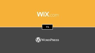 WordPress Vs Wix  Wix Vs WordPress Comparison 2018 [upl. by Nosreh]