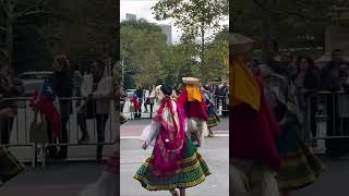 Ecuadorian Folk Dance 🇪🇨 Hispanic Day Parade 2023 NYC  Desfile De La Hispanidad [upl. by Jenilee]