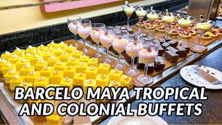 BARCELO MAYA TROPICAL AND COLONIAL BUFFET TOUR  Mayan Riviera Mexico [upl. by Brieta]