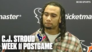 CJ Stroud talks about the Texans rebound win after MNF win over Cowboys  Press Conference [upl. by Charis]