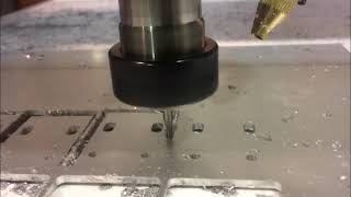 Lavorazione su Alluminio con Pantografo cnc MULTYPLA [upl. by Annecorinne142]