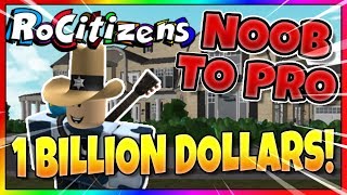 RoCitizens SPENDING 1 BILLION Cash NOOB to PRO  Roblox [upl. by Aizitel]