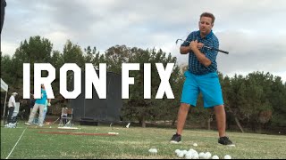 GOLF How to Hit irons long AND straight Monte  BE BETTER GOLF [upl. by Ayidah]