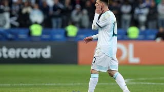 Calcio Messi sospeso per tre mesi addio nazionale Argentina [upl. by Orville426]