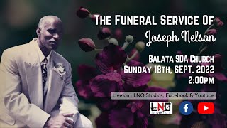 The Funeral Service of Joseph Nelson [upl. by Haukom]