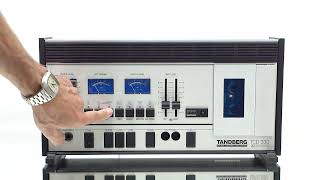 Tandberg TCD 330  Tandbergs first discrete head Cassette Tapedeck  MINT  serviced [upl. by Modestia]