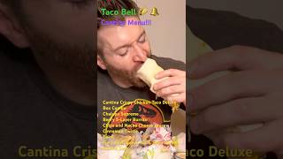 mukbang tacofambam asmr eatingsounds Taco Bell Cantina Crispy Chicken Chalupa Nacho Burrito [upl. by Noskcaj]