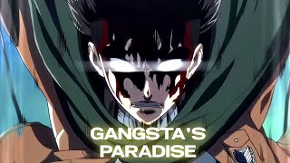 GANGSTAS PARADISE  LEVI VS BEAST TITAN AMVEDIT [upl. by Nnyleuqaj344]