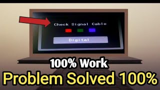 ChecK Signal Cable Problem Solution  100 Work [upl. by Allianora528]