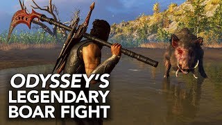 How To Defeat Assassin’s Creed Odysseys Legendary Boar [upl. by Garda]