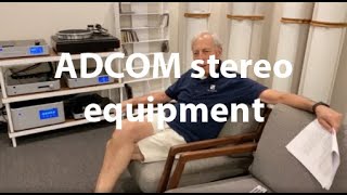 ADCOM stereo equipment [upl. by Korfonta]