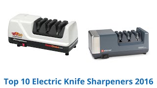 10 Best Electric Knife Sharpeners 2016 [upl. by Yrrol]