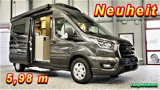 Bester Kastenwagen unter 6 m ❗️Wohnmobil Neuheit 2022 🔥 LMC Innovan 590 Ford Transit vs Fiat Ducato [upl. by Refanej117]