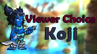 Koji Brawlhalla Gameplay I PLAYED REALLY WELL [upl. by Dleifrag161]