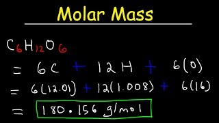 How To Calculate The Molar Mass of a Compound  Quick amp Easy [upl. by Niwre449]