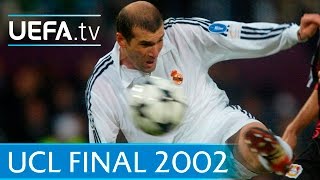 Real Madrid v Leverkusen  2002 UEFA Champions League final highlights [upl. by Eads938]