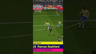 Marcus Rashford Scores Last Minute Winner for BARCELONAlaliga efootball football pes rashford [upl. by Ymaj]