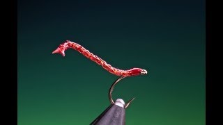 Tying a free swimming blood worm with Barry Ord Clarke [upl. by Yruj172]