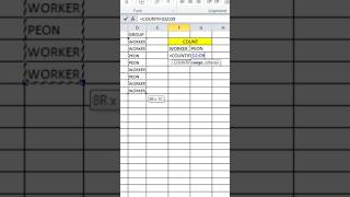 countif countifs excelshortcuts exceltips excelhack [upl. by Norahc]