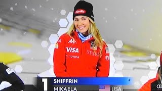 Mikaela Shiffrin  WINNER 98  Slalom  Levi  RUN 2  2024 [upl. by Issy]