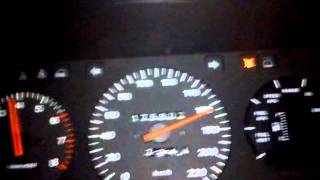 Volvo 480 Turbo 5th Gear pull to topspeed [upl. by Arannahs638]