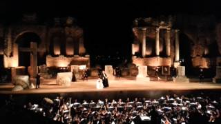 Tutta qui la cantoria Tosca Taormina Opera Festival [upl. by Wrdna]