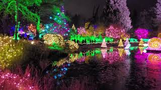 벤두센 빛 축제 VanDusen Festival of Lights 벤두센 식물원 VanDusen Botanical Garden Vancouver 캐나다 231126 [upl. by Nynnahs]