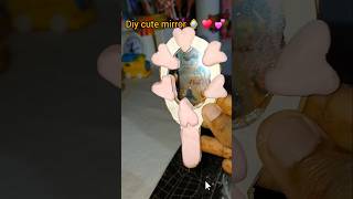 Diy cute mirror with super clay craft virilvideo shorts subscribe support 🥰😍 [upl. by Neraj]