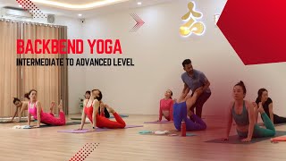 Intermediate To Advanced Level Backbend Yoga Practice With Yoghul [upl. by Stephannie]