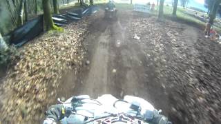 2014 Hangover Scrambles at Washougal MX January 1 2014 Helmet Cam Quads [upl. by Nove]