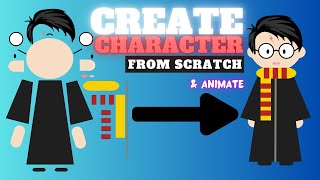 Create and Animate Character from Scratch  Harry Potter [upl. by Attem353]