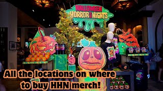 Complete HHN 2024 merch where to buy and FINAL HHN UPDATE before opening nite [upl. by Radbun]